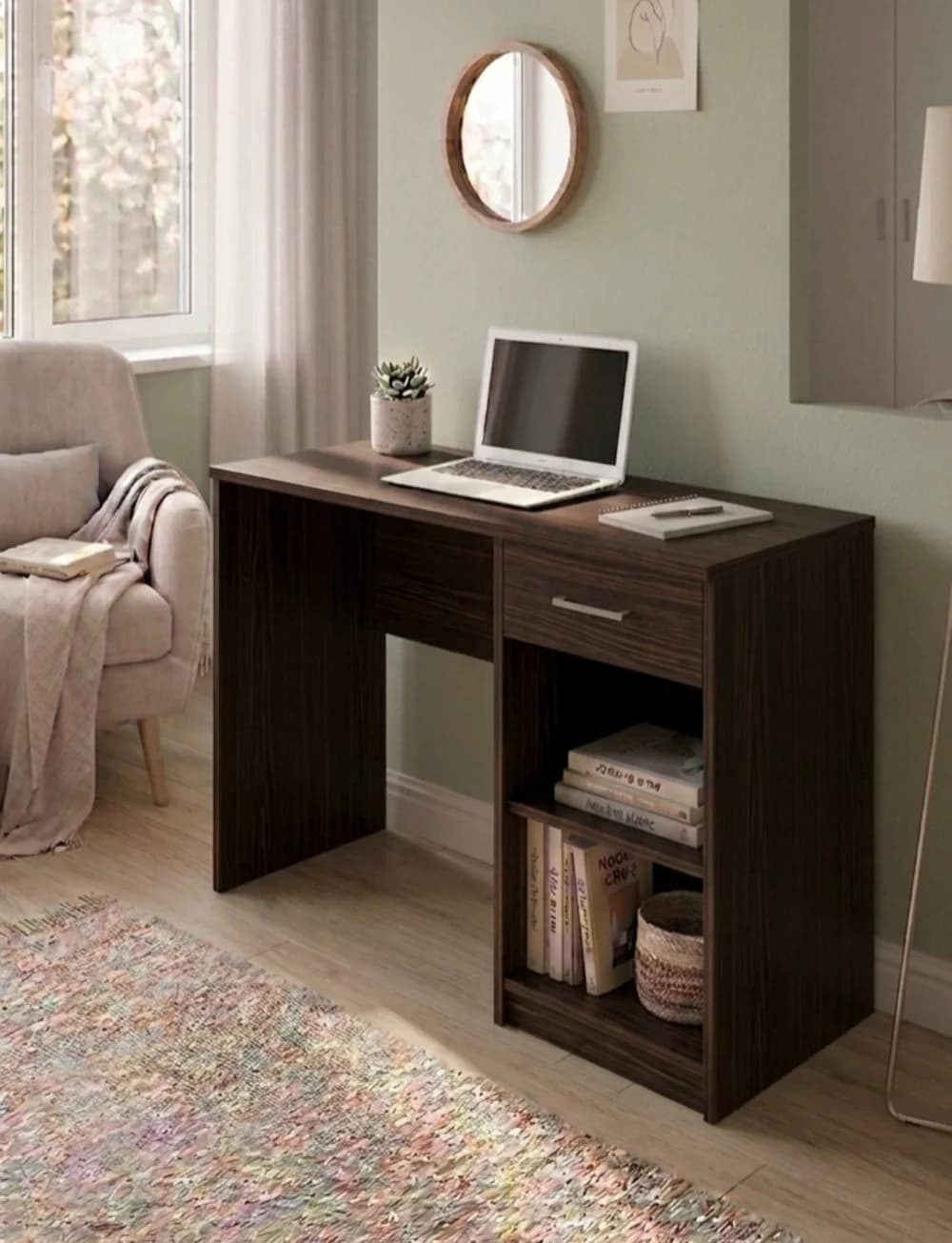 Yazı masası MB 9, Venge, laminat, 110x75x50 sm