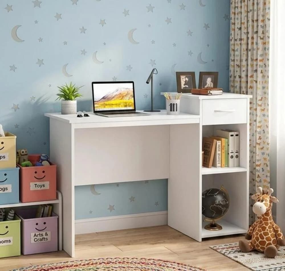 Yazı masası MB 2, ağ, laminat, 105x75x50 sm