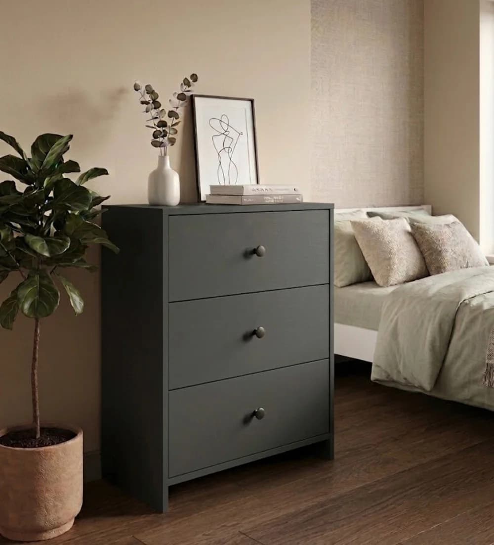Komod MB16, laminat, antrasit, 77.6x60x35 sm