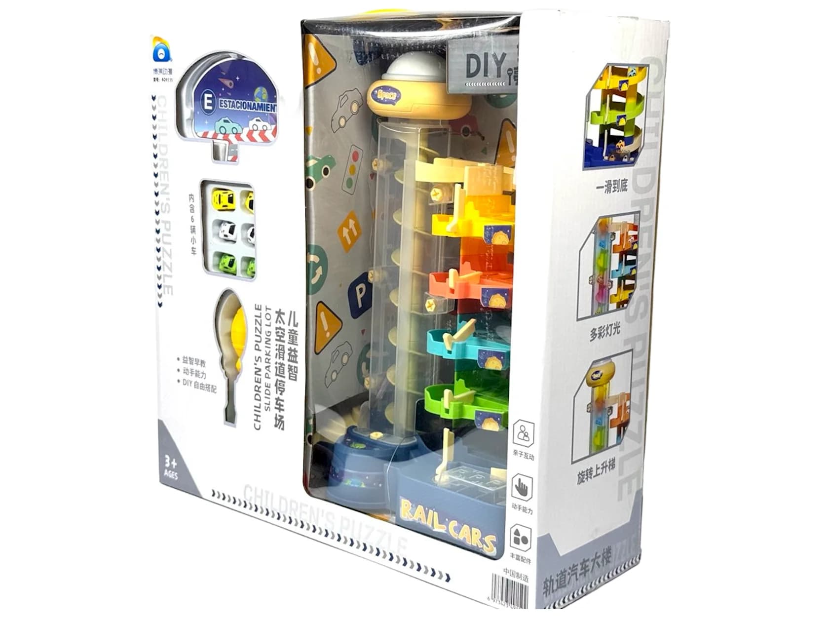 İnteraktiv oyuncaq DIY Parking Roller Coaster Track BQ9515, 3+ yaş — şəkil 3