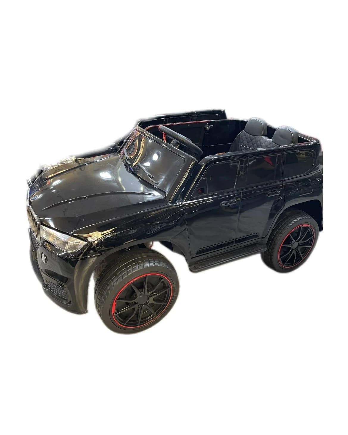 Uşaq elektrik avtomobil BMW X6, qara, 10 yaşa qədər — şəkil 3
