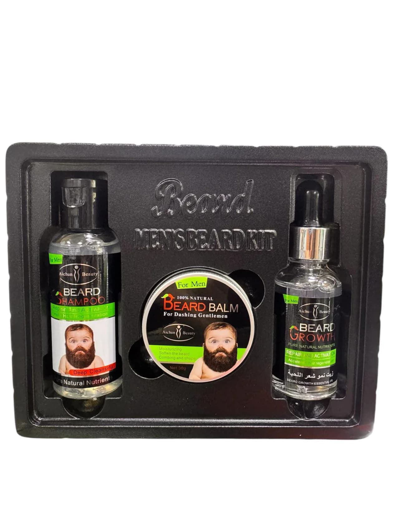 Saqqal baxım dəsti kişilər üçün Aichun Beauty Beard Care