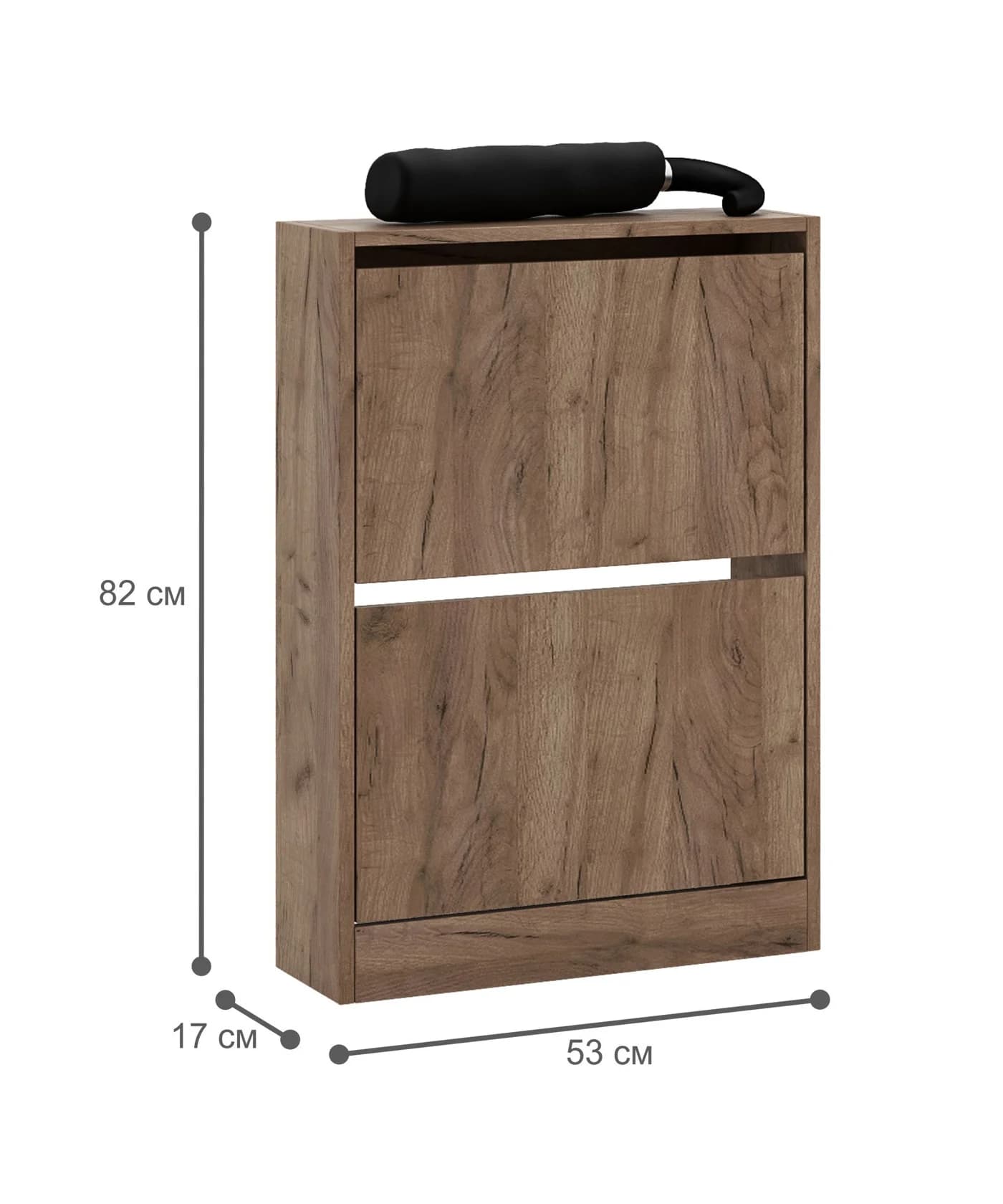 Ayaqqabı tumbası 15456, laminat, qəhvəyi, 53x82 sm — изображение 3