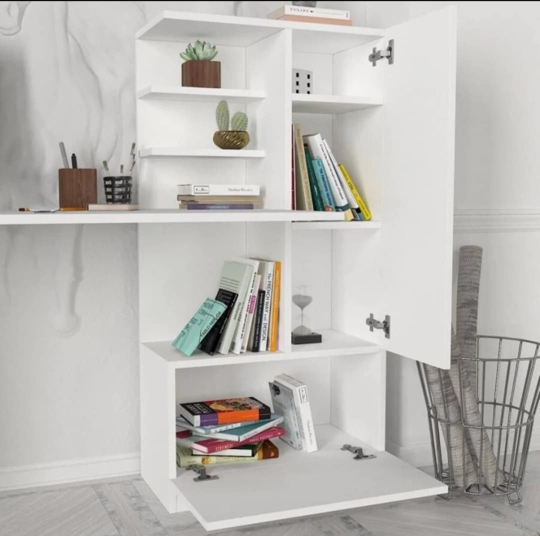Yazı masası SO002, laminat, ağ, 150x60x150 sm — изображение 3