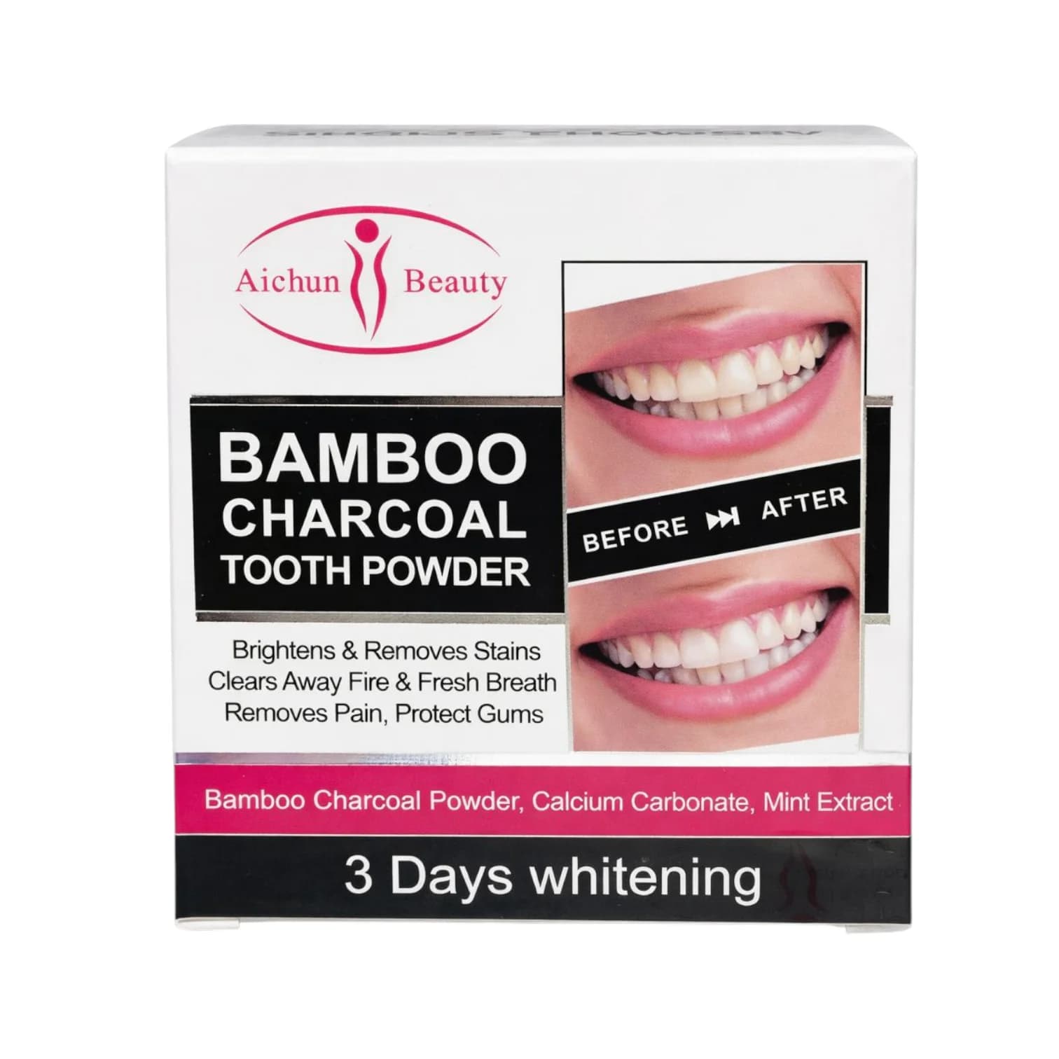 Diş tozu Aichun Beauty Bamboo Charcoal 50 q