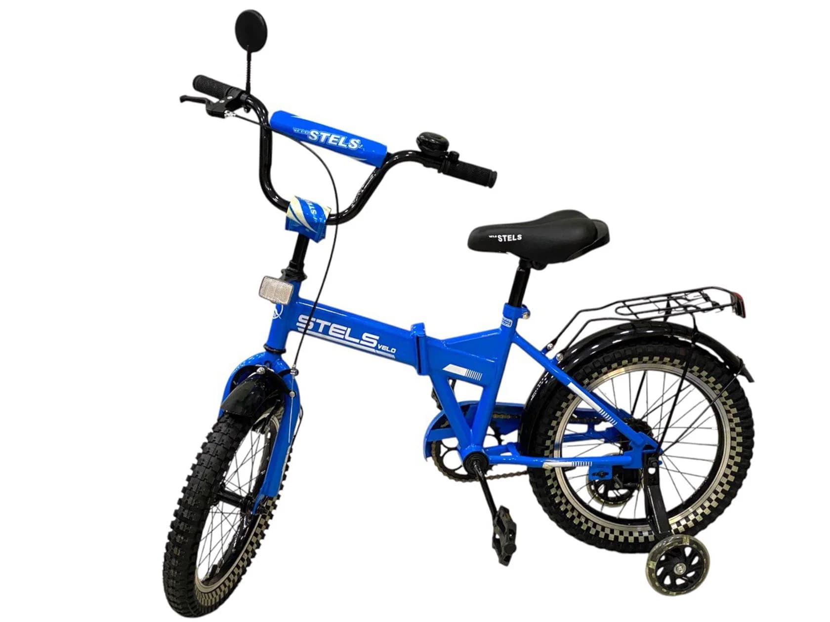 Qatlanan velosiped Stels 16", göy