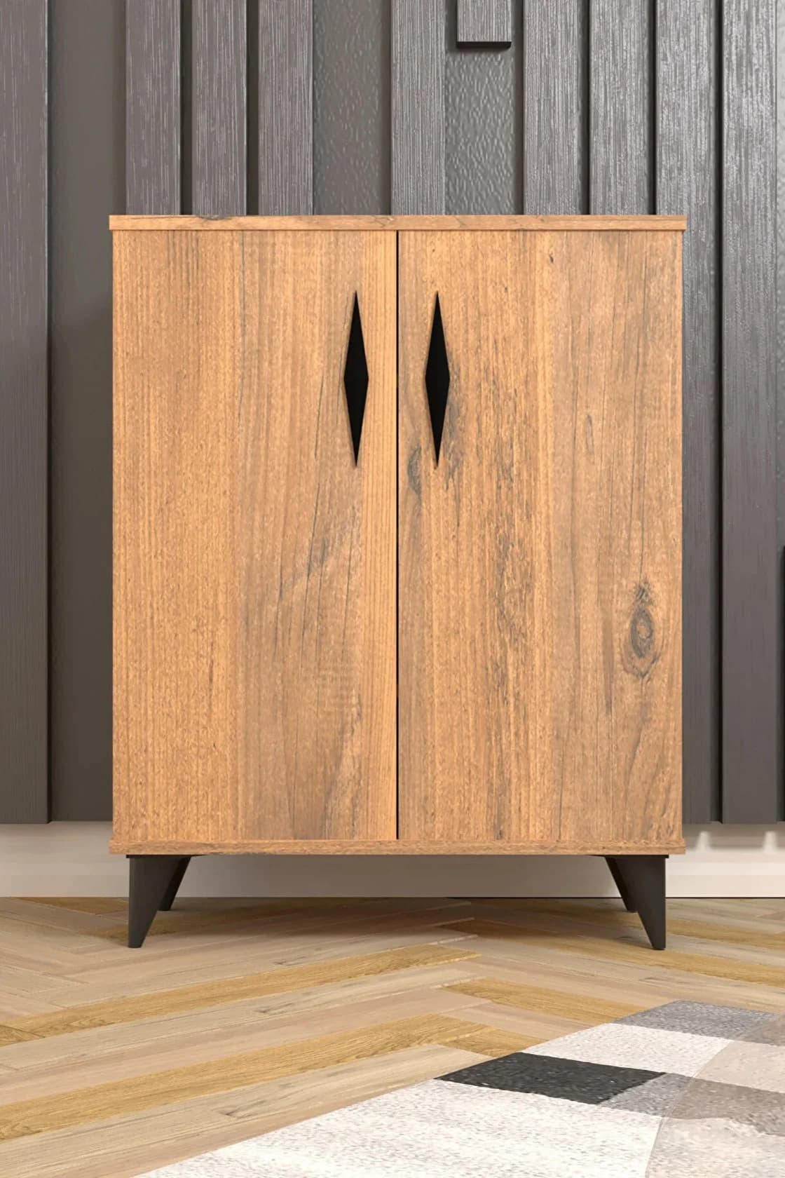 Ayaqqabı üçün tumbа Yagmur, laminat, votan, 105x35x72 sm