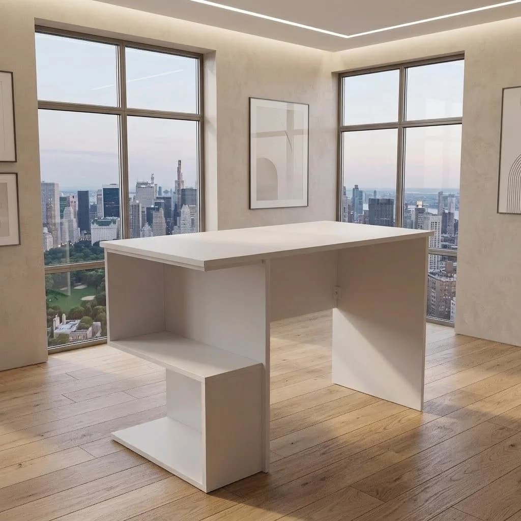 Yazı masası MB 31, Laminat, Ağ, 100x75x50 sm