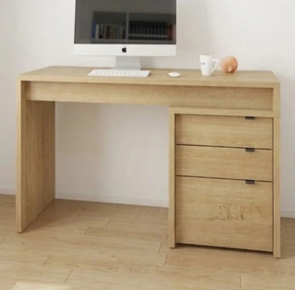 Yazı masası MB867, laminat, bej, 120x75x60 sm