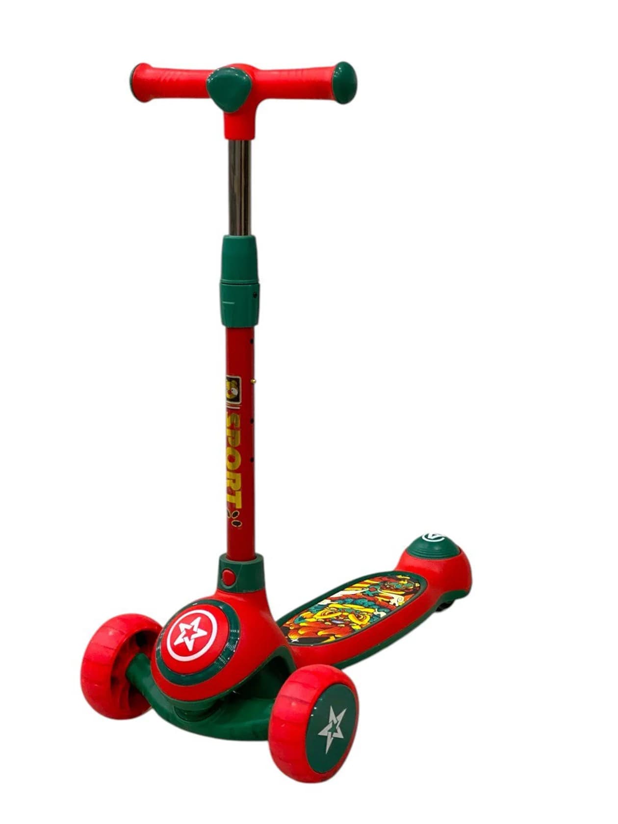 Uşaqlar üçün samokat Sport 2346_red, qırmızı — şəkil 3