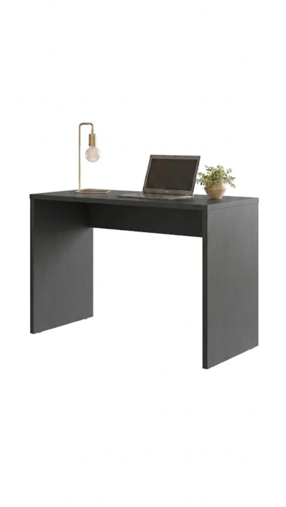 Yazı masası MB1, laminat, antrasit, 90x75x50 sm