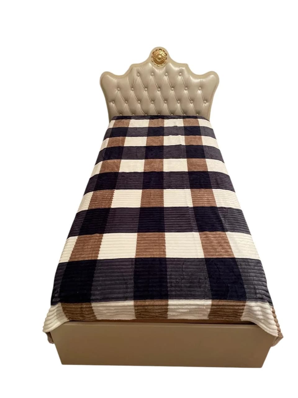 Yataq örtüyü Bamboo model 13.3, yeni model, yaz-yay-payız fəsilli, bamboo materiallı, kletka (şahmat) dizaynlı - GS_1_004