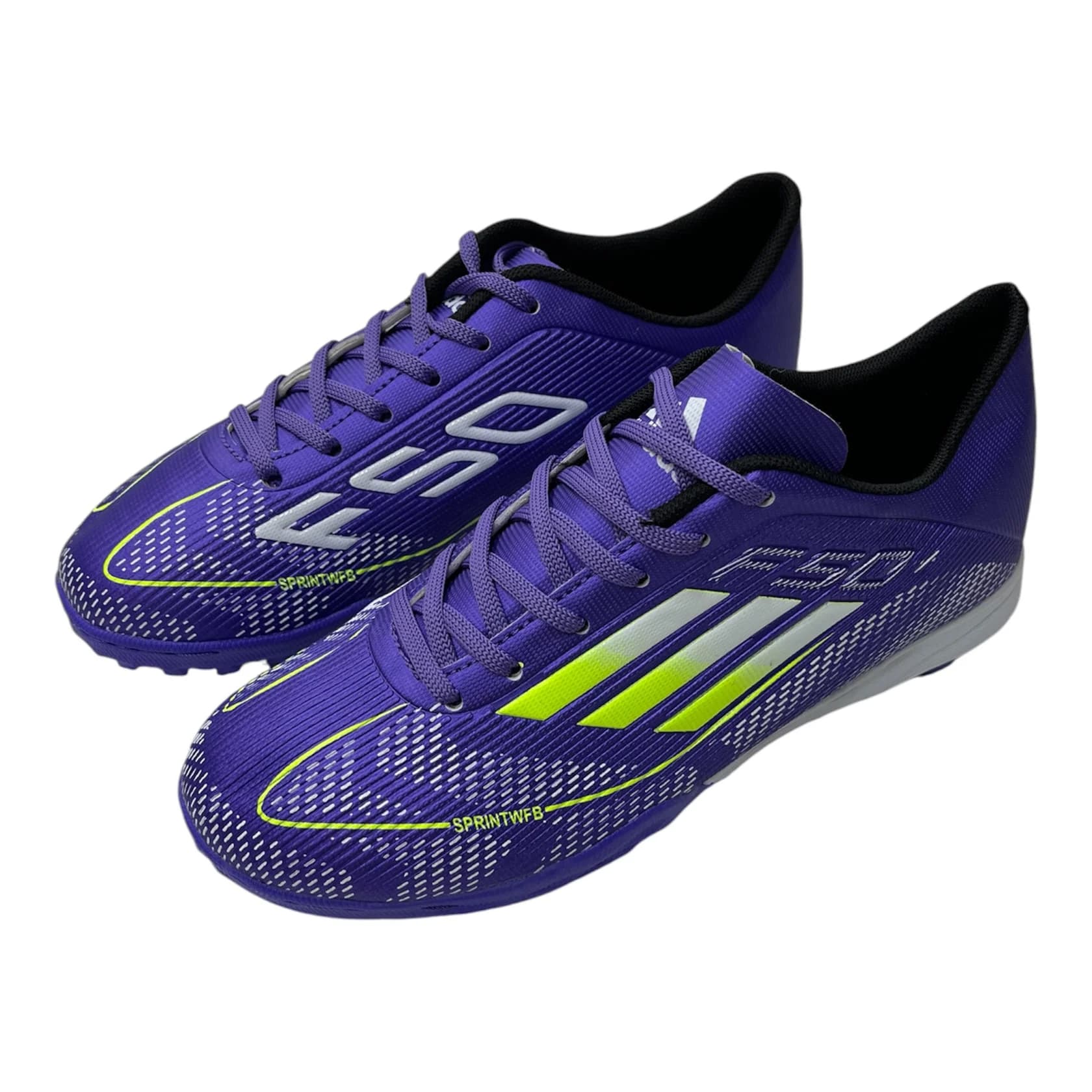 Futbol butsı F50, Bənövşəyi, Fiberskin Sprintgrid, ölçü 36