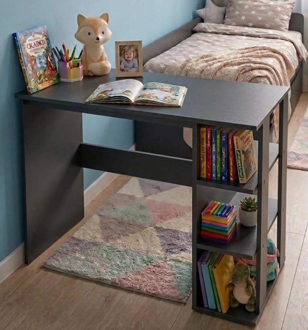 Yazı masası 0246, laminat, antrasit, 105x75x50 sm