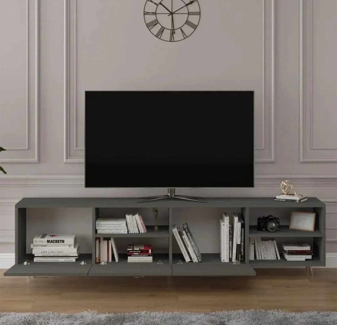 TV üçün tumba SO103, laminat, 50x200x35 sm — image 2