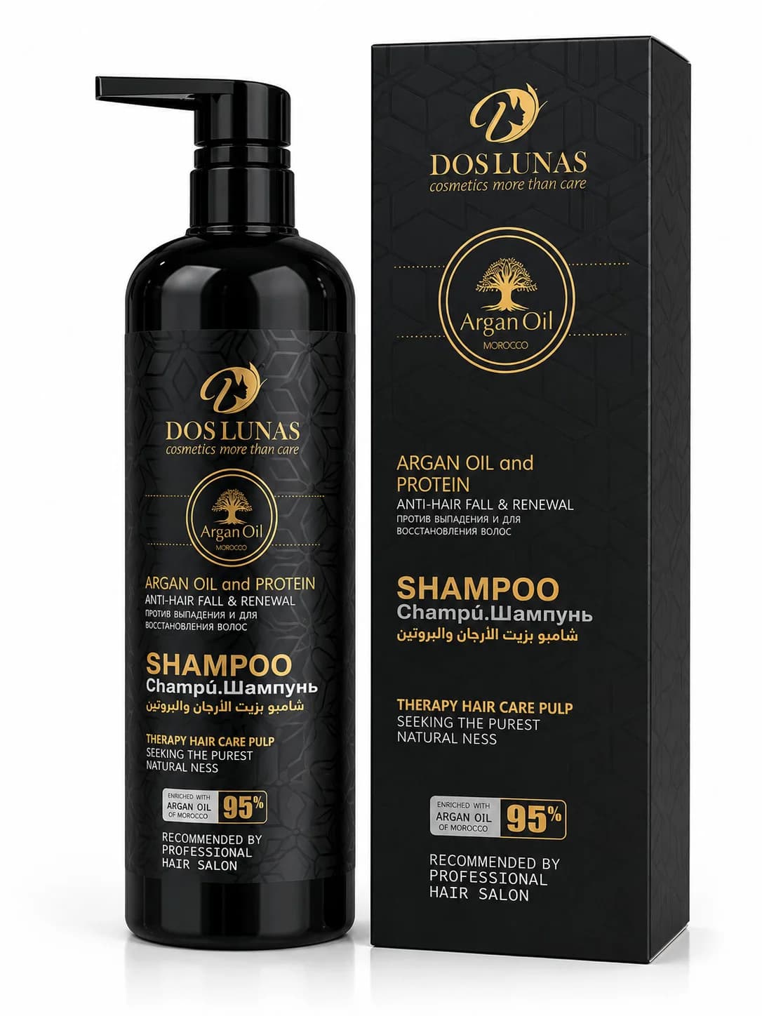 Şampun Dos Lunas Argan Oil and Protein 900 ml