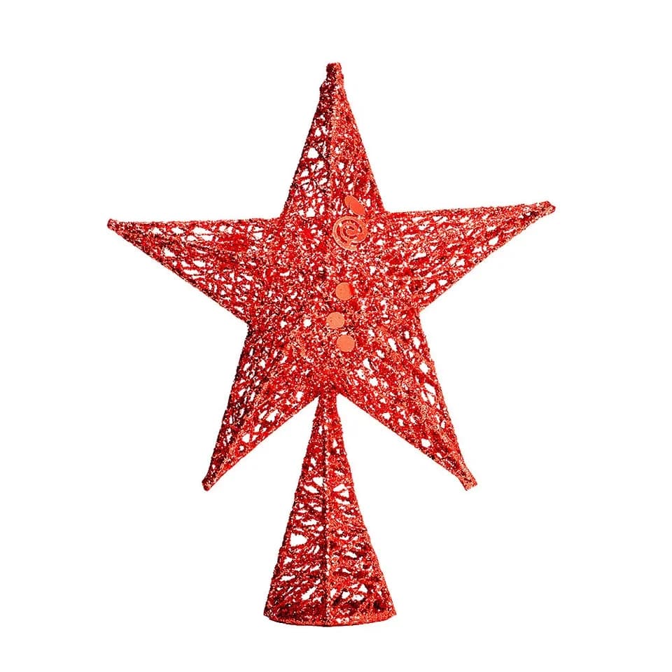 Ucluq Ulduz, metal, qırmızı, 30 sm — image 2