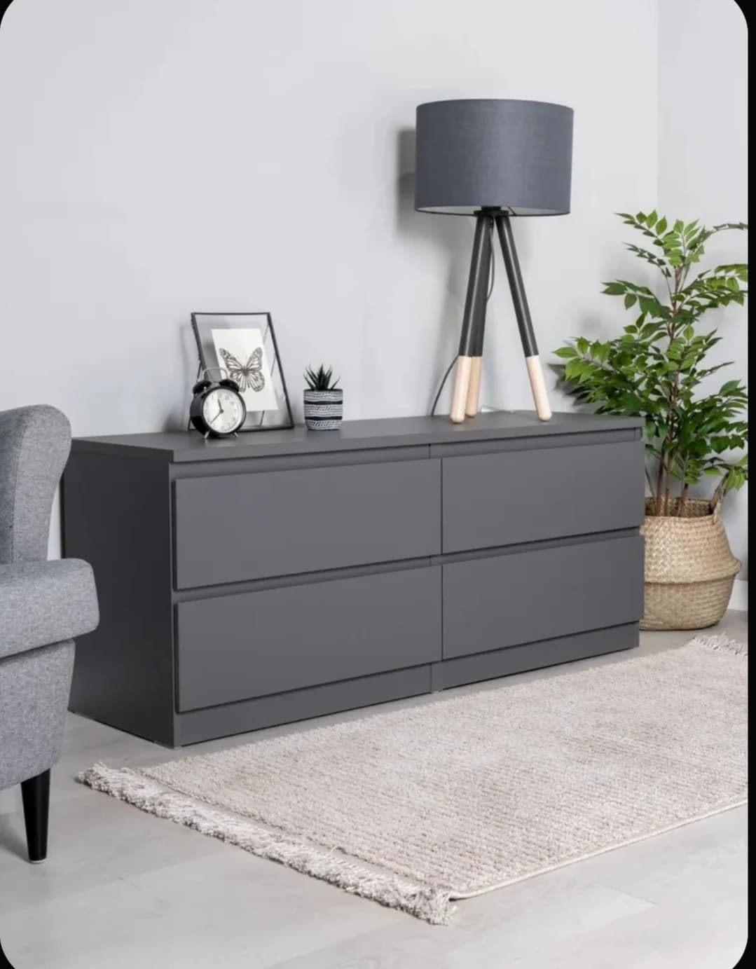 Tumba SO 001, laminat, antrasit, 54х130х35 sm — изображение 3