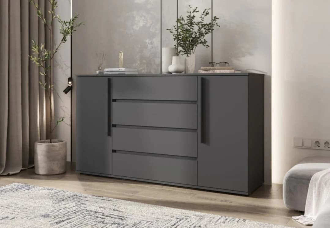 Komod S0011, laminat, 160x90x45 sm