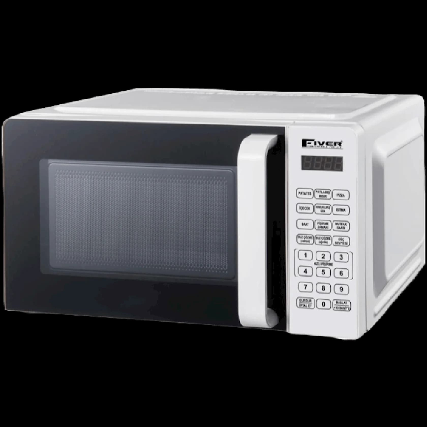 Mikrodalğalı soba Fiver Camli Pro 8516609000 White