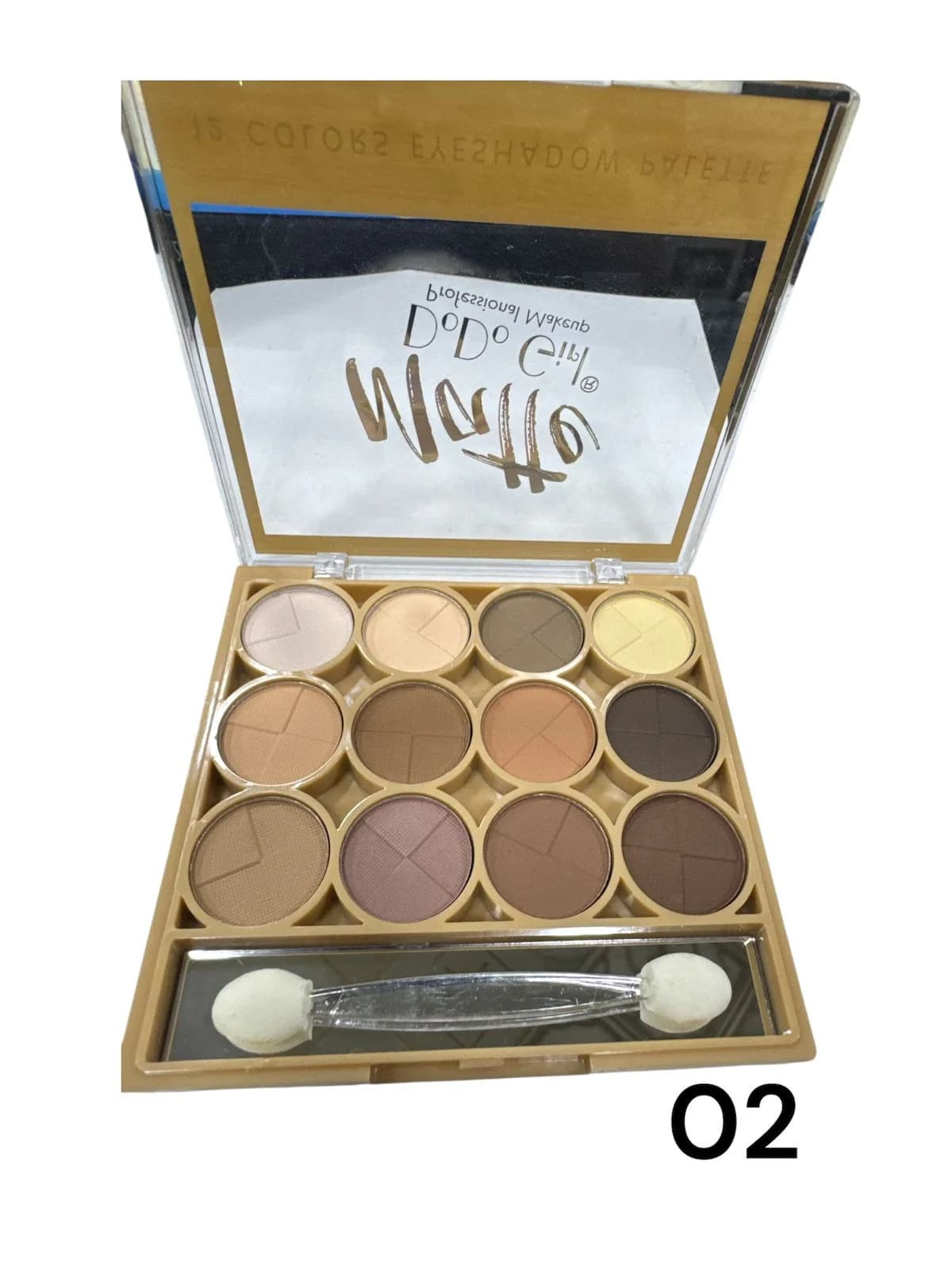 Kölgə paleti DoDo Girl Matte 12 Colors 02, 14 q