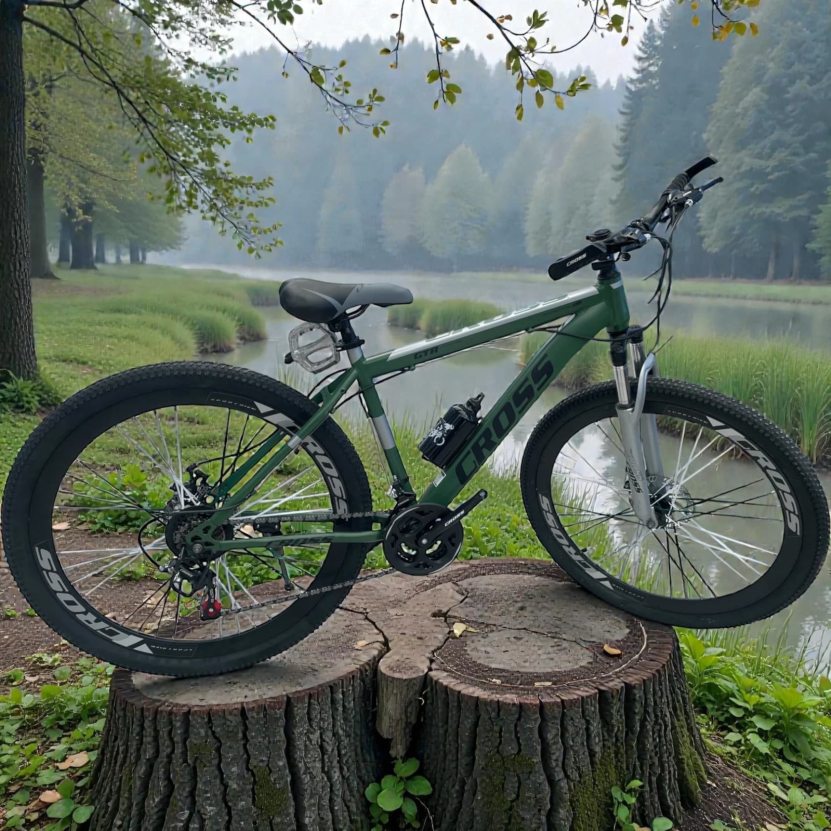 Velosiped Cross, 29", yaşıl