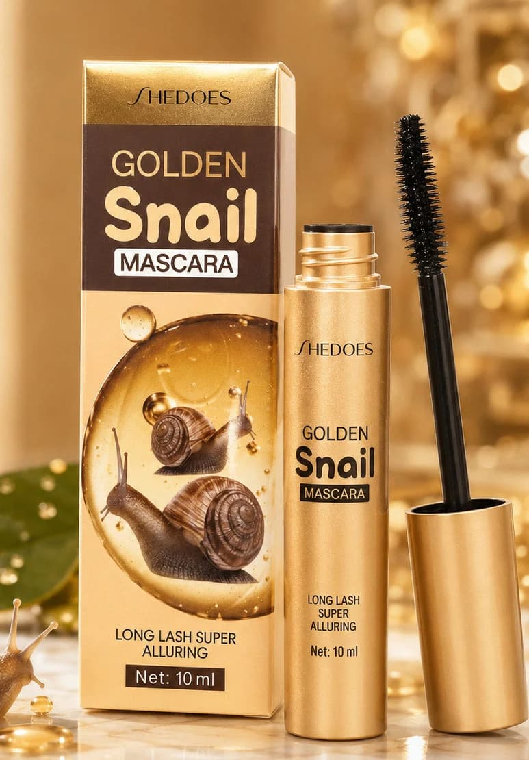 Kirpiklər üçün tuş Golden Snail Mascara Black 10 ml