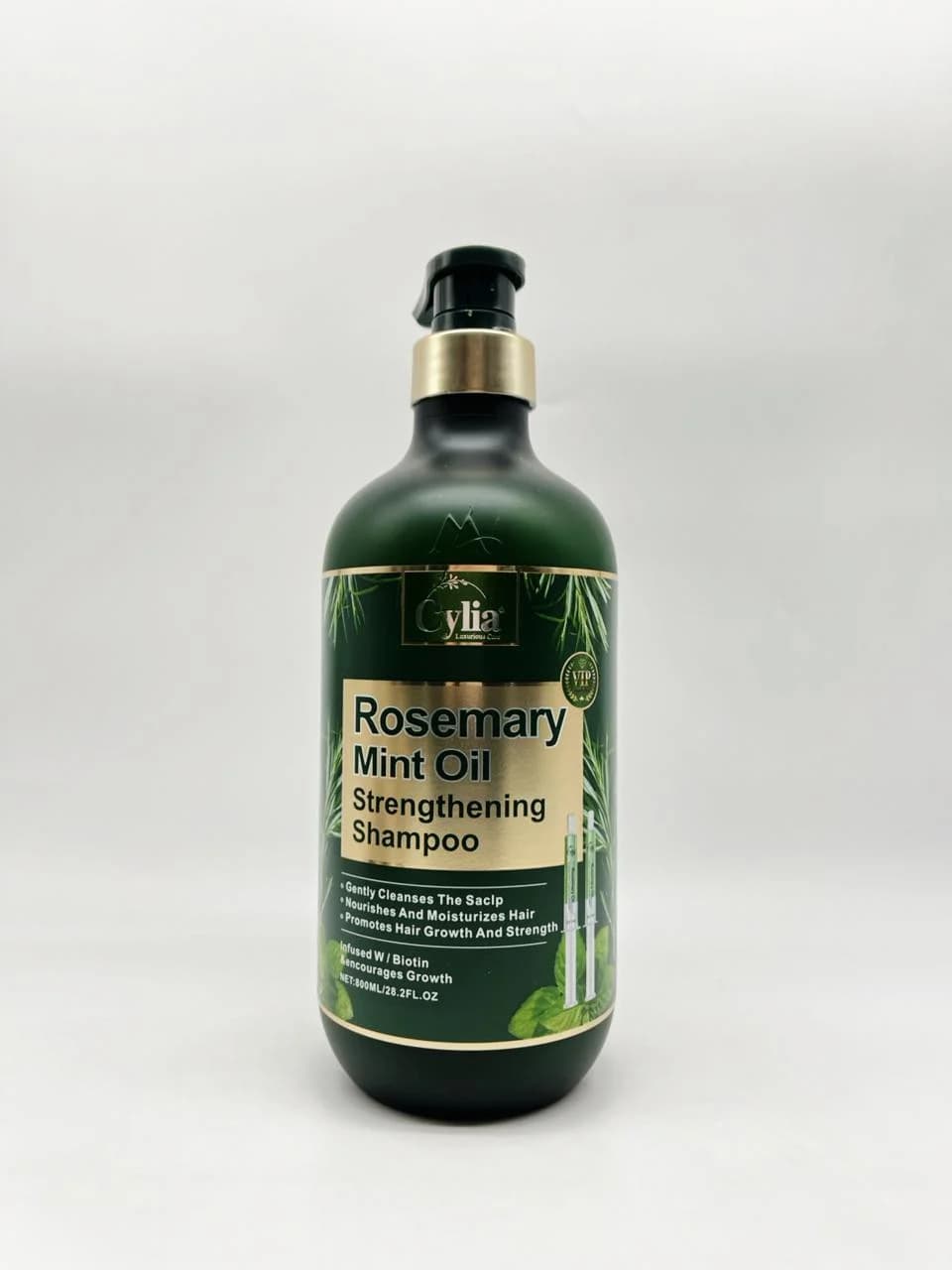 Saçlar üçün şampun Cylia Rosemary Mint, 800 ml