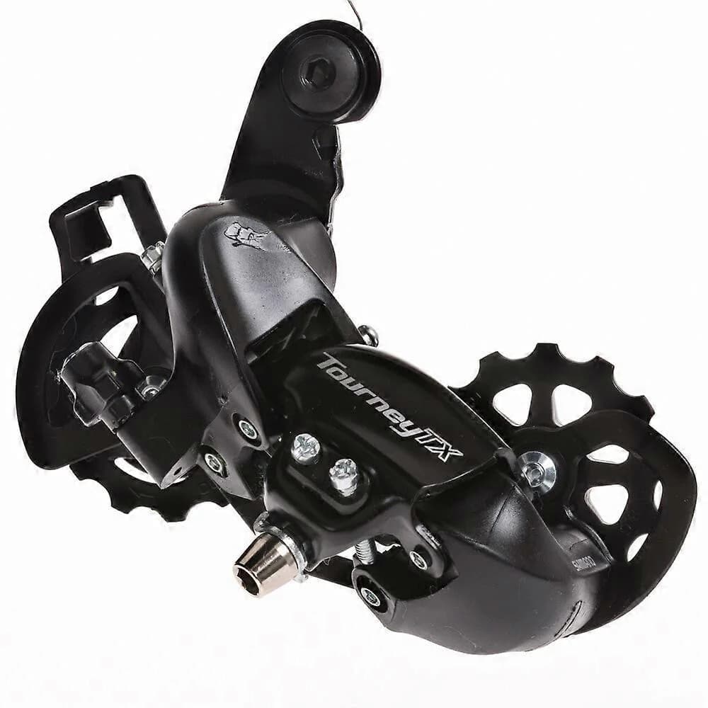 Velosiped üçün arxa ötürücü Shimano Tourney TX RD-TX800 SGS, qara