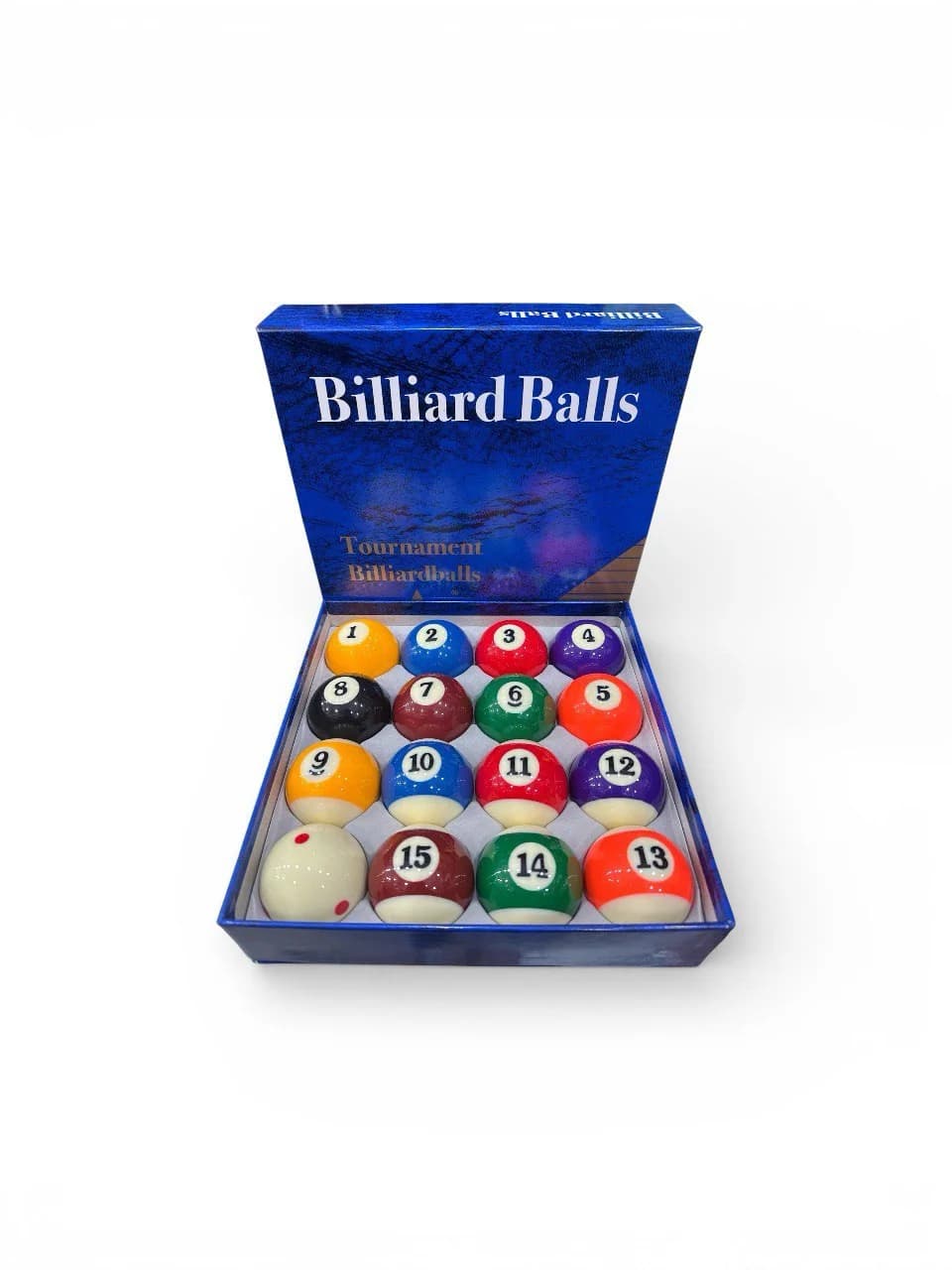 Bilyard üçün top dəsti, 57 mm, 16 əd