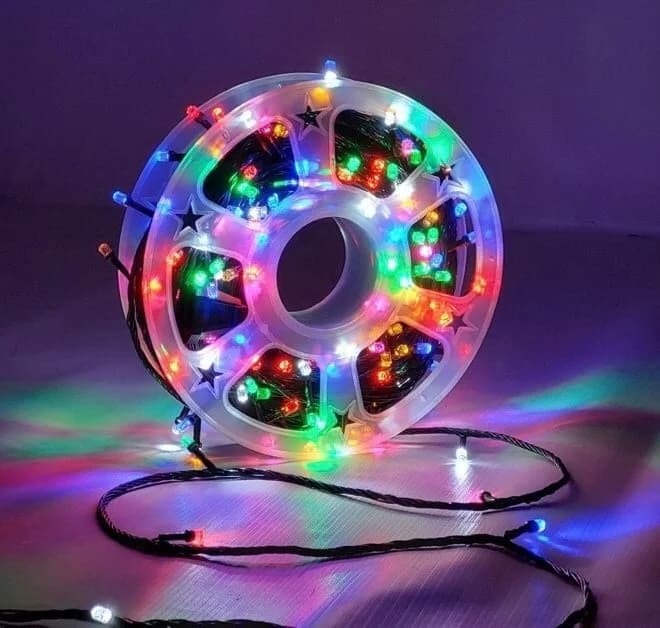LED çələng, rəngbərəng, 50 m