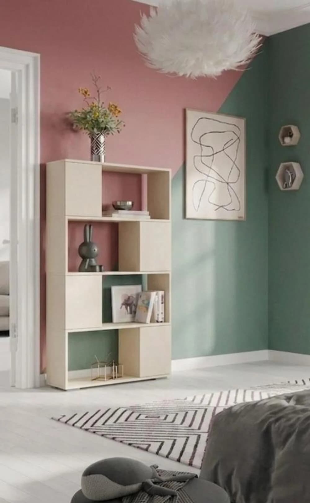 Stellaj MB 1, laminat, bej, 180x120x40 sm