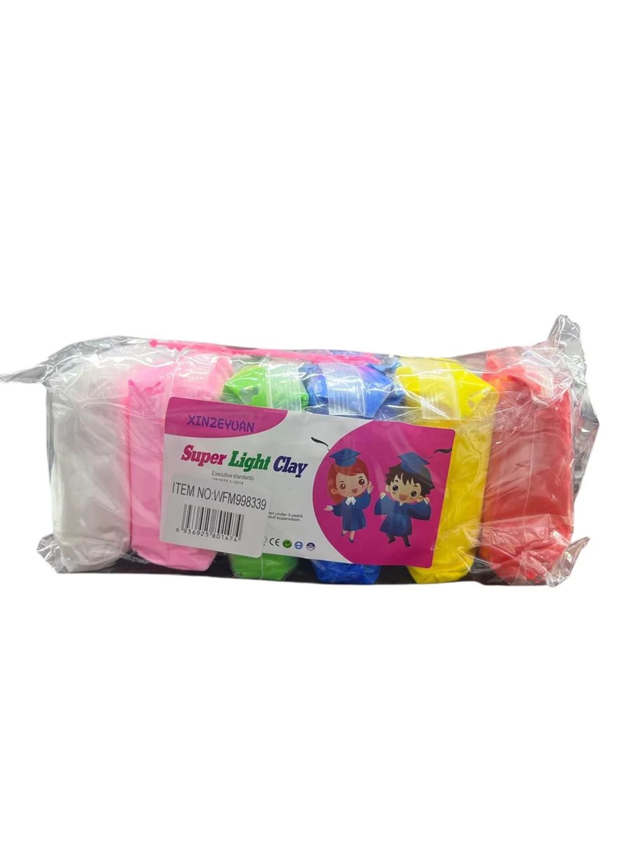 Plastilin 5237_8118-2, 6 əd, rəngbərəng