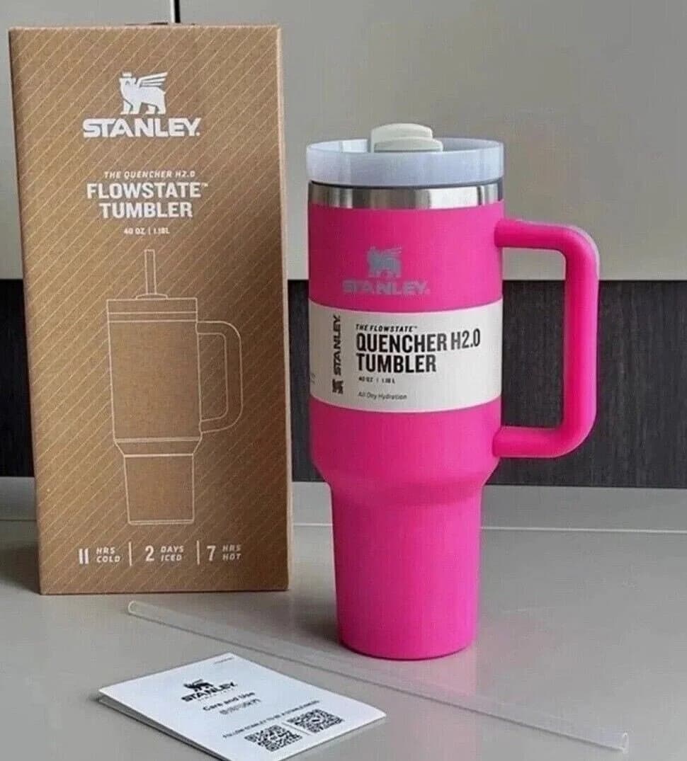 Termos Stanley Quencher H2.0 Tumbler 1.18 l, çəhrayı