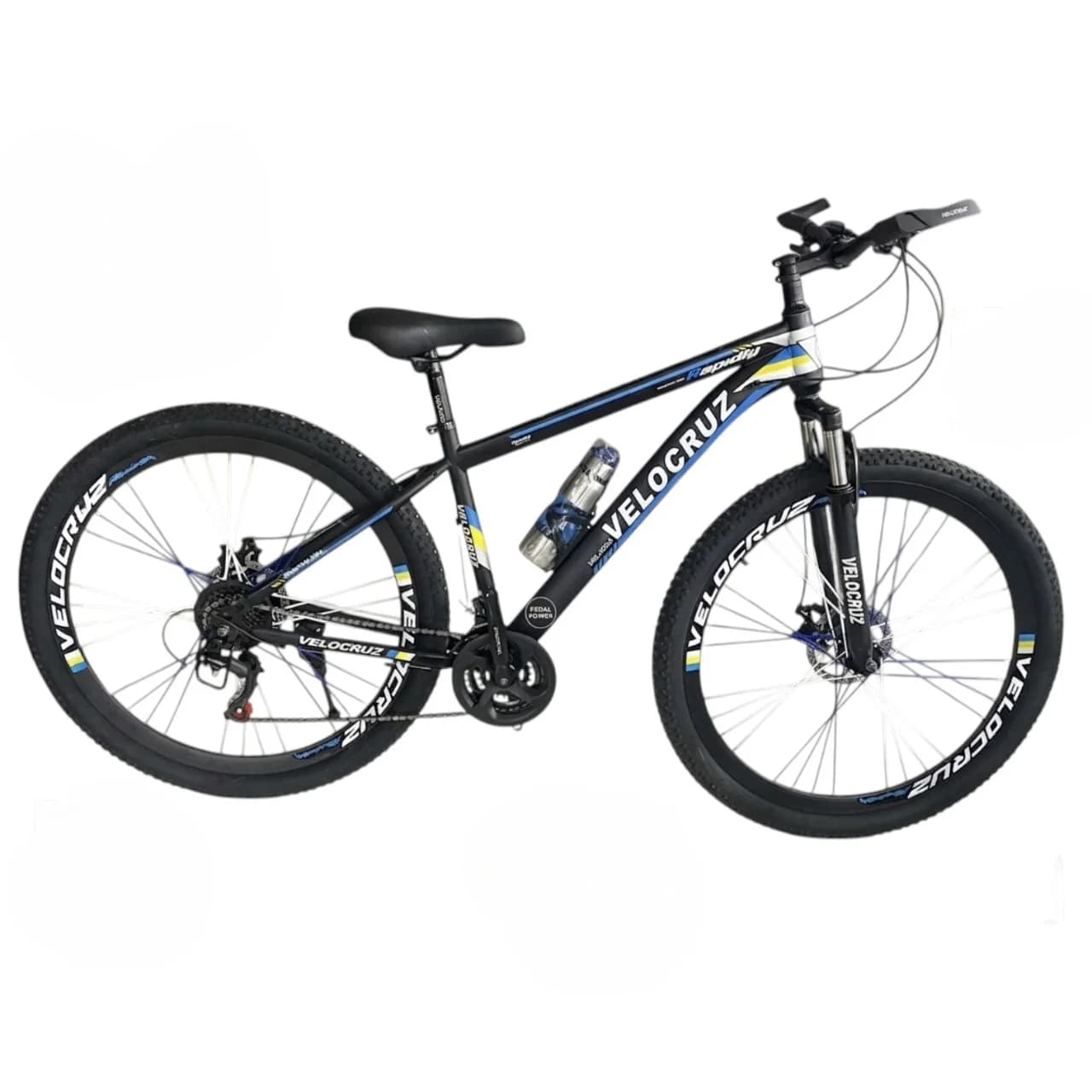 Dağ velosipedi Velocruz MTB, 26", qara/göy