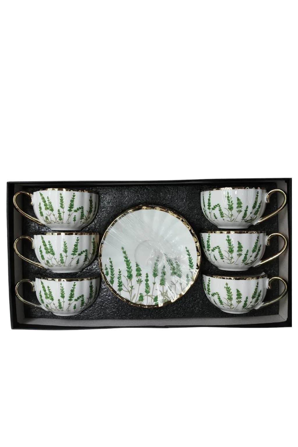 Qab dəsti model-12, fincan və nəlbəkilər - Qab dəsti model-12