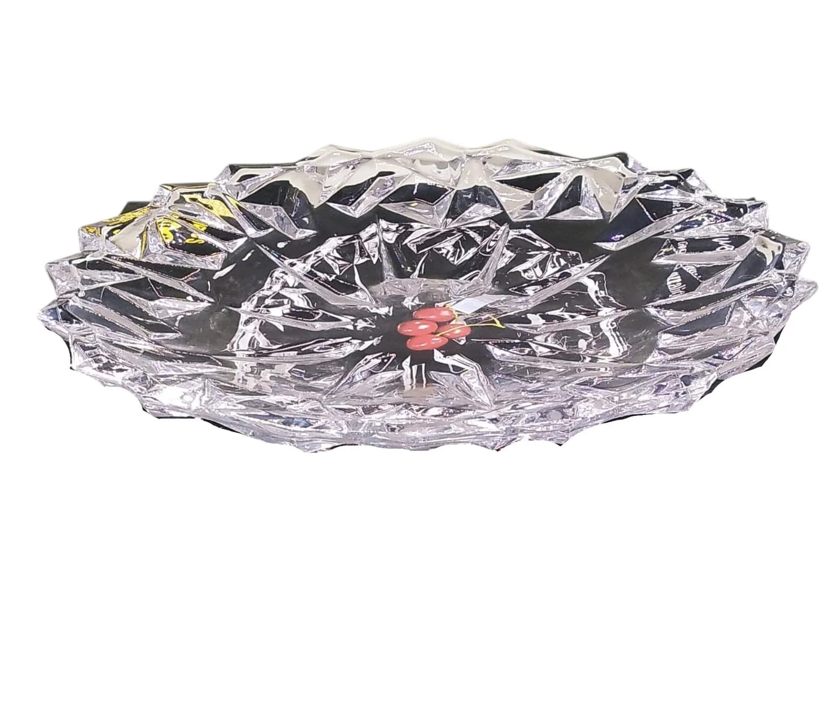 Tort üçün nimçə Yujing Glass Ware YJP-7041, şəffaf