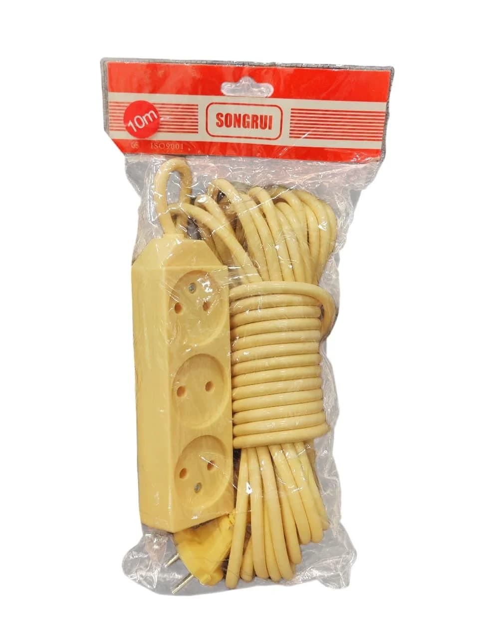Uzadıcı Songrui, 3 rozetkalı, ağ, 10 m