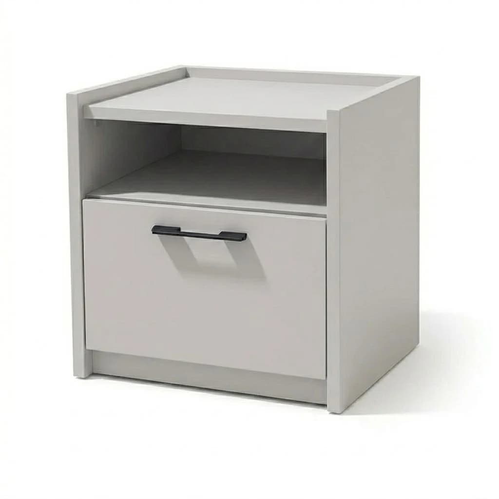 Çarpayıyanı tumba MB1, boz, laminat, 45х44.5х35 sm