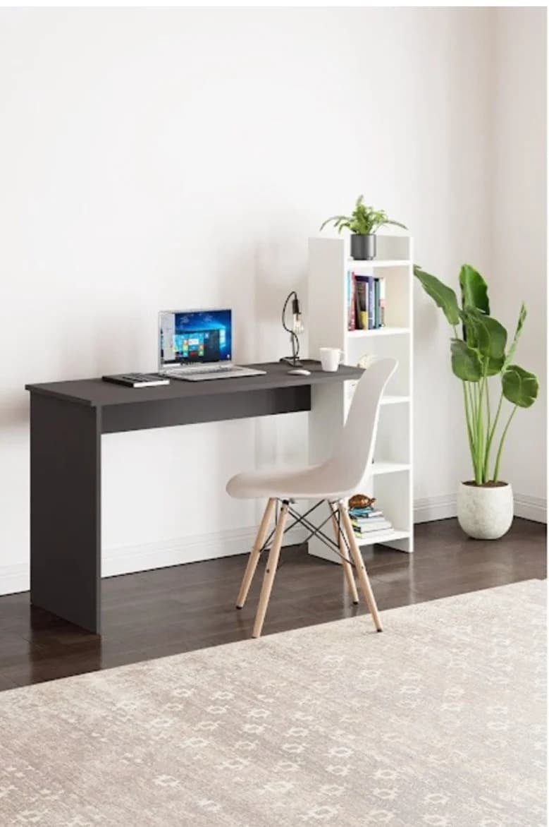 Yazı masası SO15, laminat, ağ/boz, 150x45x120 sm — изображение 2