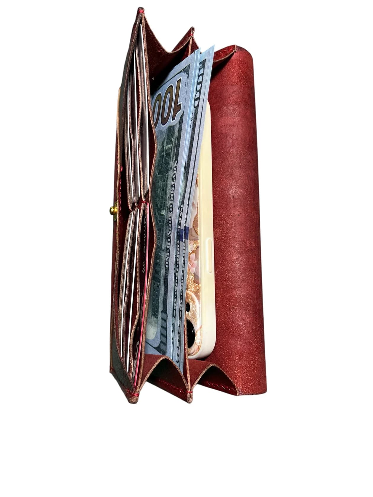 Kredit kart qabı 704529 qadın üçün, qırmızı — image 3