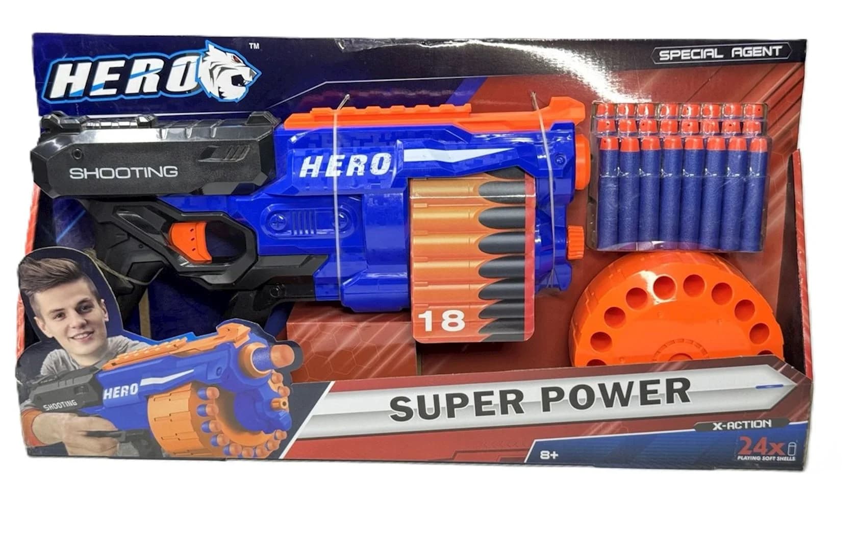 Blaster BT8047, plastik, 8+ yaş