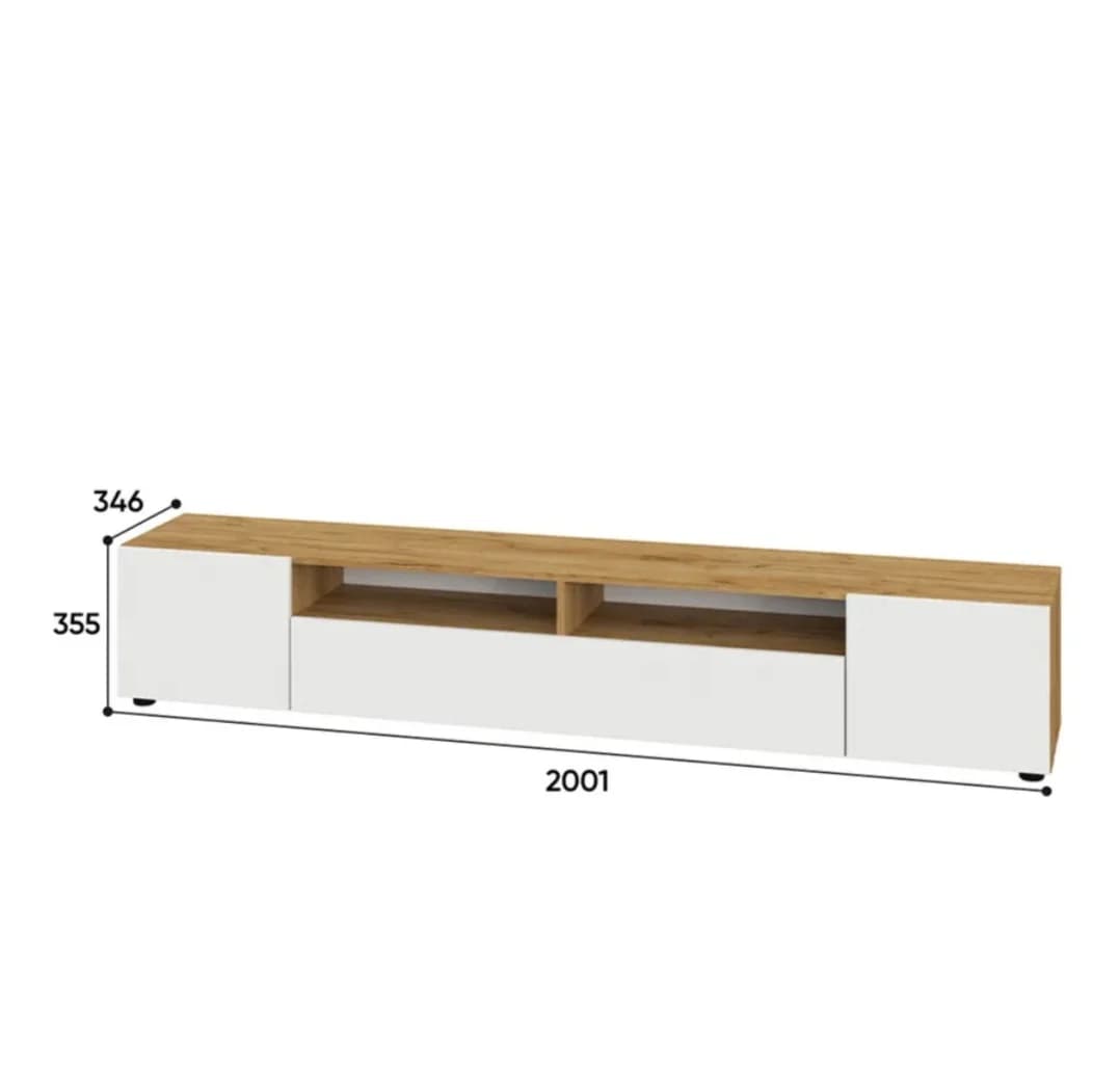 Tv üçün tumba SO0016, 200x36 sm — изображение 4