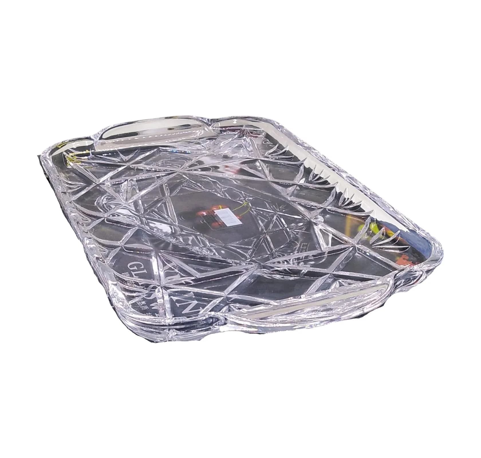 Tort üçün nimçə Yujing Glass Ware YJP7401, şəffaf