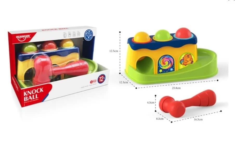 İnteraktiv oyuncaq Çəkic, plastik, 1+ yaş — şəkil 2