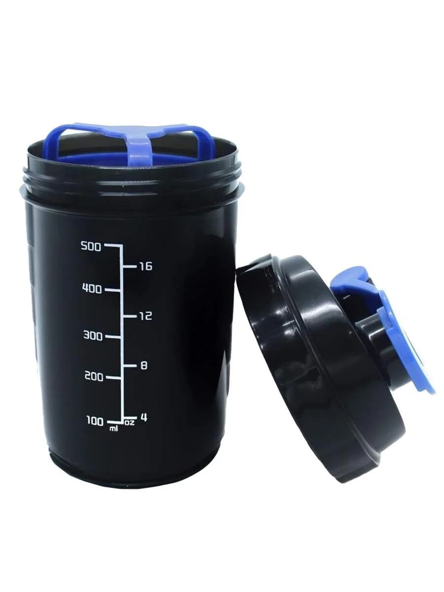 Şeyker Spider bottle göy, 500 ml, Qida plastiki, Tritan, Waterproof, Şeyker qapaq tipi — şəkil 4