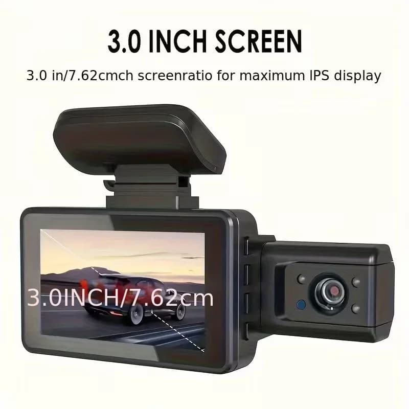 Videoqeydiyyatçı gecə görmə funksiyası ilə, IPS-ekran, 2 kamera, 64 GB yaddaş kartı — изображение 2