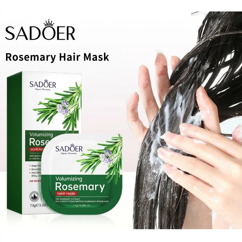 Saç maskası Sadoer Volumizing, 7.5 ml, Quru/Tökülməyə meyilli saçlar üçün, Bərpaedici/Nəmləndirici