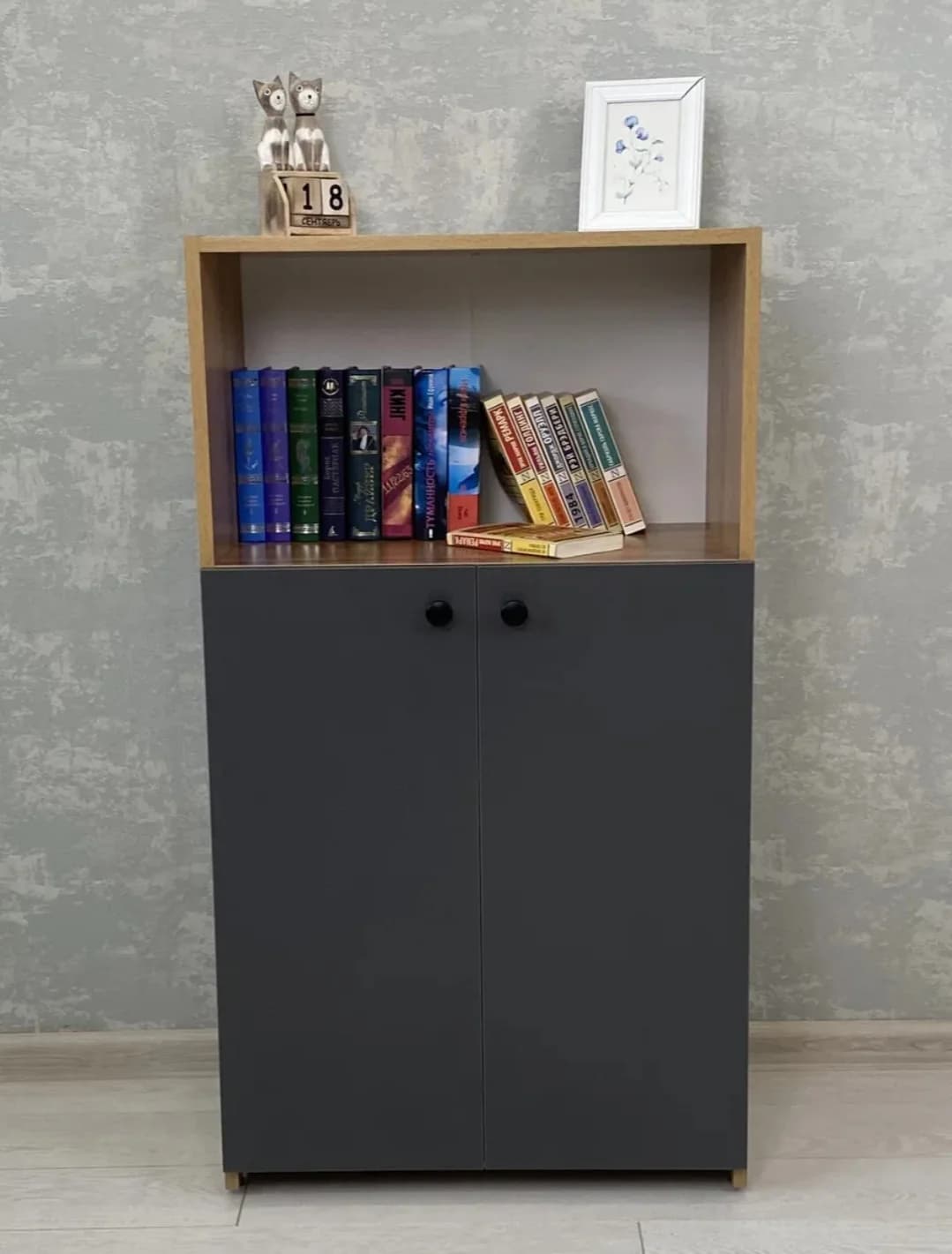 Stellaj SO037, antrasit, laminat, 62х112 sm — image 2