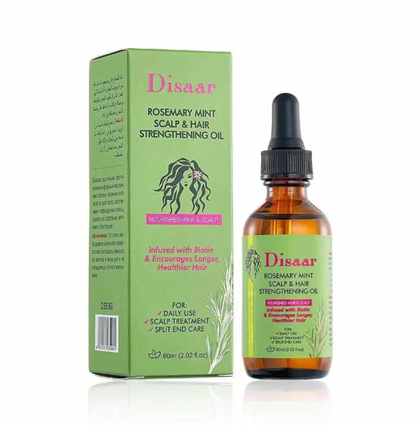 Saç üçün yağ Disaar Rosemary Mint Scalp & Hair Strengthening 60 ml